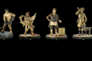 Обтравка статуэток