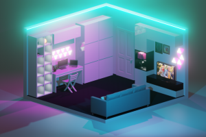 3д модель комнаты