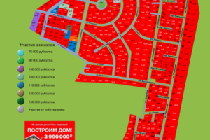 Генплан коттеджного поселка