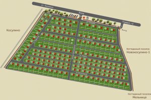 Генплан коттеджного поселка