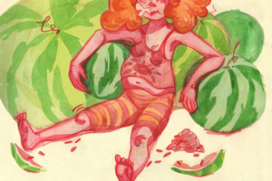 Арбузная иллюстрация!