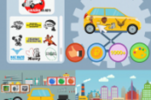 Инфографика для интернет-магазина "Наклейки для авто"