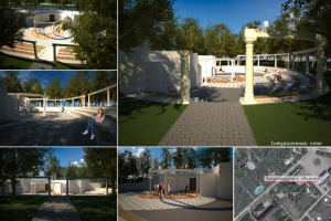 Реконструкция недействующей чаши бассейна под амфитеатр