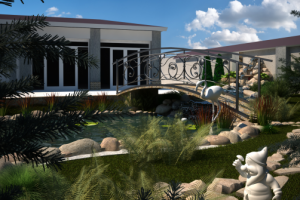 Ландшафтное проектирование частного дома