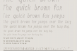 Разработка акцидентного шрифта "Draft". Латиница