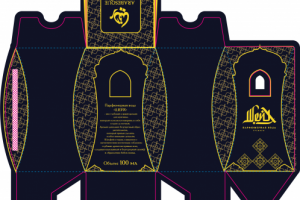 Упаковка для мужских духов "Шейх"