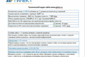 Аудит сайта светодиодного освещения