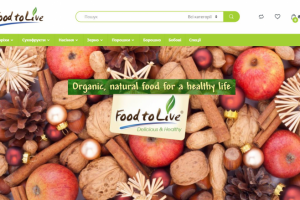 Сайт органических продуктов