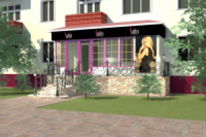 Крыльцо салон красоты.