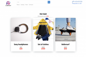 Интернет магазин с админкой