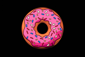 Стилизованный пончик