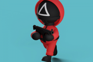 Солдат из сериала "Игра в кальмара"