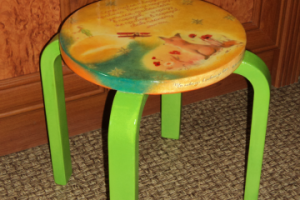 Реставрация табуретки