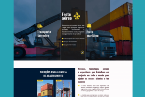 Разработка дизайна сайта логистической компании