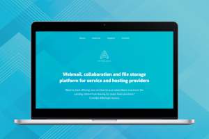 Дизайн лендинга Aurora