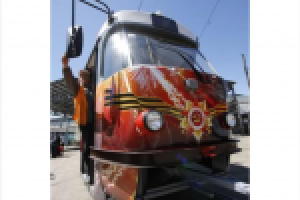 брендирование трамвая