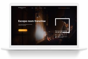 Дизайн лэндинга франшизы