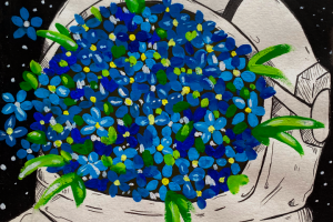 Иллюстрация с космонавтом