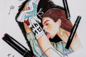 Маркерная иллюстрация