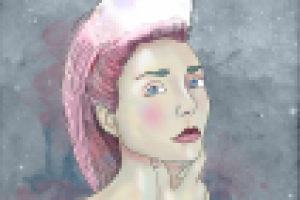 автопортрет "Я космическая лиса"