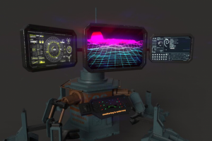 Sci-fi монитор