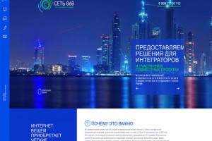 Разработка сайта "Сеть868"
