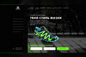 Кроссовки фирмы Salomon