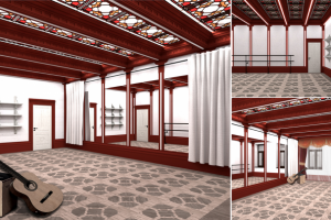 Интерьер танцевального зала