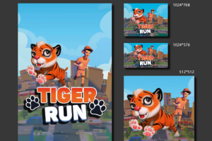 Баннер для игры TIGER RUN