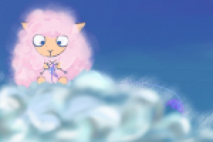 Вяжущая облака Овечка