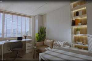 Видеосъемка интерьера  однокомнатной  квартиры для дизайн бюро "