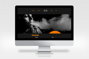 Верстка лендинга для кальянной