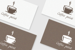 Логотип кофейни Coffee point