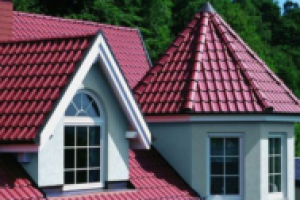 Строительство. Натуральная черепица.