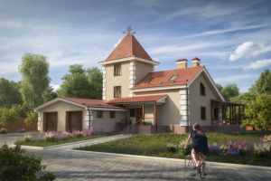 Визуализация коттеджа