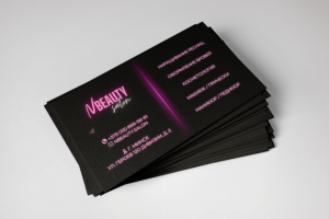 Визитки для салона красоты