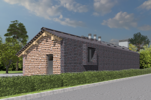 Здание с BBQ и квартирой для персонала