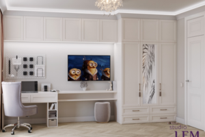 70 м2. Современная классика. Новостройка. Москва.