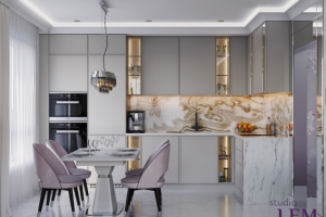 70 м2. Современная классика. Новостройка. Москва.