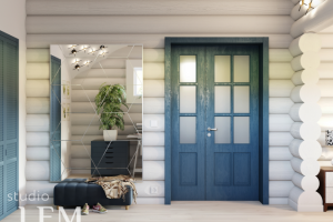 Загородный дом из бревна. Реконструкция.