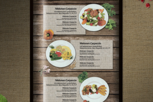 Меню для ресторана Waldblick