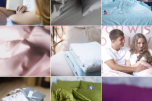 Визуальное оформление аккаунта с постельным бельем