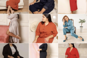 Визуальное оформление для женской одежды