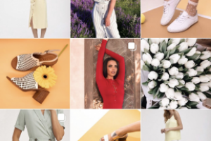 визуальное оформление для женской одежды