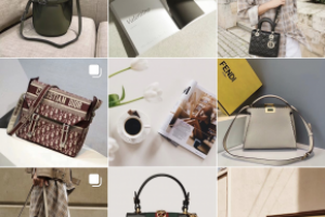 Визуальное оформление страницы с сумками