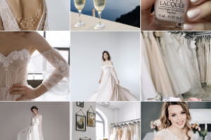 Визуальное оформление страницы свадебного салона