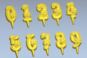 Цифры с клевером