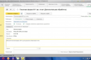 Внешняя печатная форма М-11 для документа авансовый отчет БП 3.0