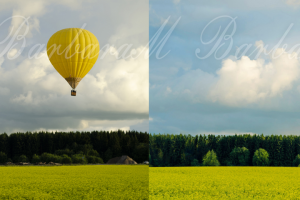 Ретушь пейзажа, удаление объектов