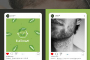 Айдентика для студии мужской эпиляции